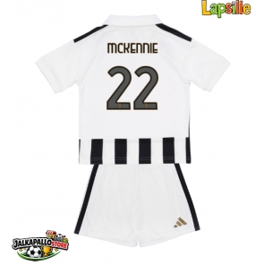 Juventus Weston McKennie #22 Kotipaita Lapsille 2026-27 Lyhythihainen (+ shortsit)